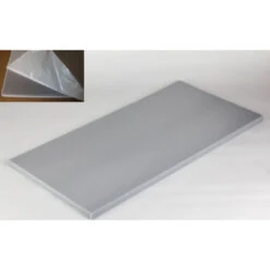 Absorber Aus Basotect G+ Schaumstoff 100cm X 50cm X 4cm,hellgrau,klebend
