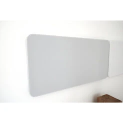 Absorber Abgerundet Aus Basotect G+ Schaumstoff 100cm X 50cm X 5cm, Hellgrau