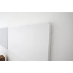 Absorber Abgerundet Aus Basotect Schaumstoff 100cm X 50cm X 5cm, Weiss