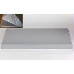 Decorschaumstoff Aus Basotect G+ Schaumstoff 100 X 50 X 7cm,hellgrau, Klebend -Heimgebrauch Schaumstoffprodukte Geschäft Decorschaumstoff Basotect grau 7cm klebend