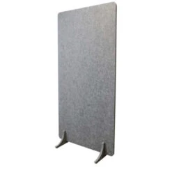 Office Trennwand Stellwand 180cm X 90cm Eco Office Line Graues PET-Vlies