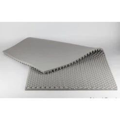 Ester Schallschutz Noppenschaumstoff 100 X 200 X 4cm Hellgrau - Akustikschaumstoff