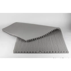 Ester Schallschutz Noppenschaumstoff 100 X 200 X 5cm Hellgrau - Akustikschaumstoffe