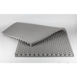 Ester Schallschutz Noppenschaumstoff 100 X 200 X 6cm Hellgrau - Akustikschaumstoffe