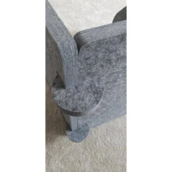 Lärmschutz Am Schreibtisch - Komplettsatz, Größe Variierbar 60 X 60 X 60cm PET-Vlies Hellgrau -Heimgebrauch Schaumstoffprodukte Geschäft PET Vliesabsorber Office5