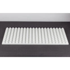 Pyramidenschaumstoff Aus Basotect 100cm X 50cm X 5cm, Weiss -Heimgebrauch Schaumstoffprodukte Geschäft Pyramidenschaumstoff Basotect weiss 5cm klein 1