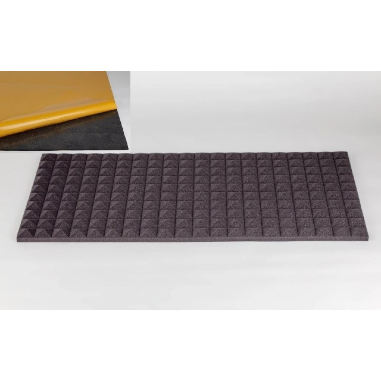 Akustik Pyramidenschaumstoff MicroPor 100 X 50 X 3cm Anthrazit Klebend - Schaumstoff In Bestqualität 4 Akustik Pyramidenschaumstoff MicroPor 100 X 50 X 3cm Anthrazit Klebend - Schaumstoff In Bestqualität – Bild 2