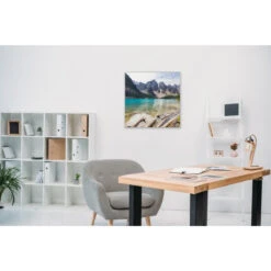 Akustikbild Bergsee -Heimgebrauch Schaumstoffprodukte Geschäft akustikbild 102 Zimmer1