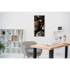 Akustikbild Dunkle Steine -Heimgebrauch Schaumstoffprodukte Geschäft akustikbild 109 Zimmer3 1