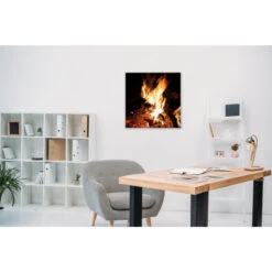 Akustikbild Lagerfeuer -Heimgebrauch Schaumstoffprodukte Geschäft akustikbild 117 Zimmer1 1