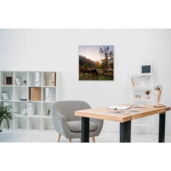 Akustikbild Glückliche Pferde -Heimgebrauch Schaumstoffprodukte Geschäft akustikbild 125 Zimmer1 1