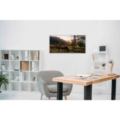 Akustikbild Glückliche Pferde -Heimgebrauch Schaumstoffprodukte Geschäft akustikbild 125 Zimmer2 1