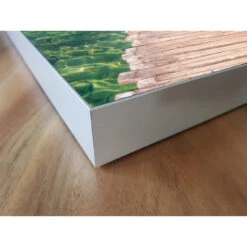 Akustikbild Idyllischer Steg 13 Akustikbild Idyllischer Steg -Heimgebrauch Schaumstoffprodukte Geschäft akustikbild 297 Ecke2 1