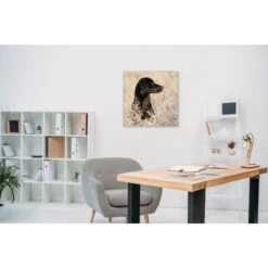 Akustikbild Hund In Der Wiese -Heimgebrauch Schaumstoffprodukte Geschäft akustikbild 3 Zimmer1 1