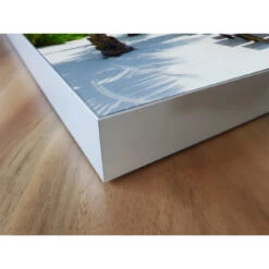 Akustikbild Bänke Unter Palmen Am Strand -Heimgebrauch Schaumstoffprodukte Geschäft akustikbild 40 Ecke2