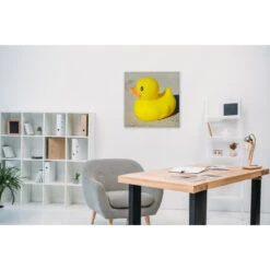 Akustikbild Gelbe Gummiente -Heimgebrauch Schaumstoffprodukte Geschäft akustikbild 46 Zimmer1