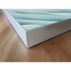 Akustikbild Abstrakte Wellen -Heimgebrauch Schaumstoffprodukte Geschäft akustikbild 53 Ecke2 1