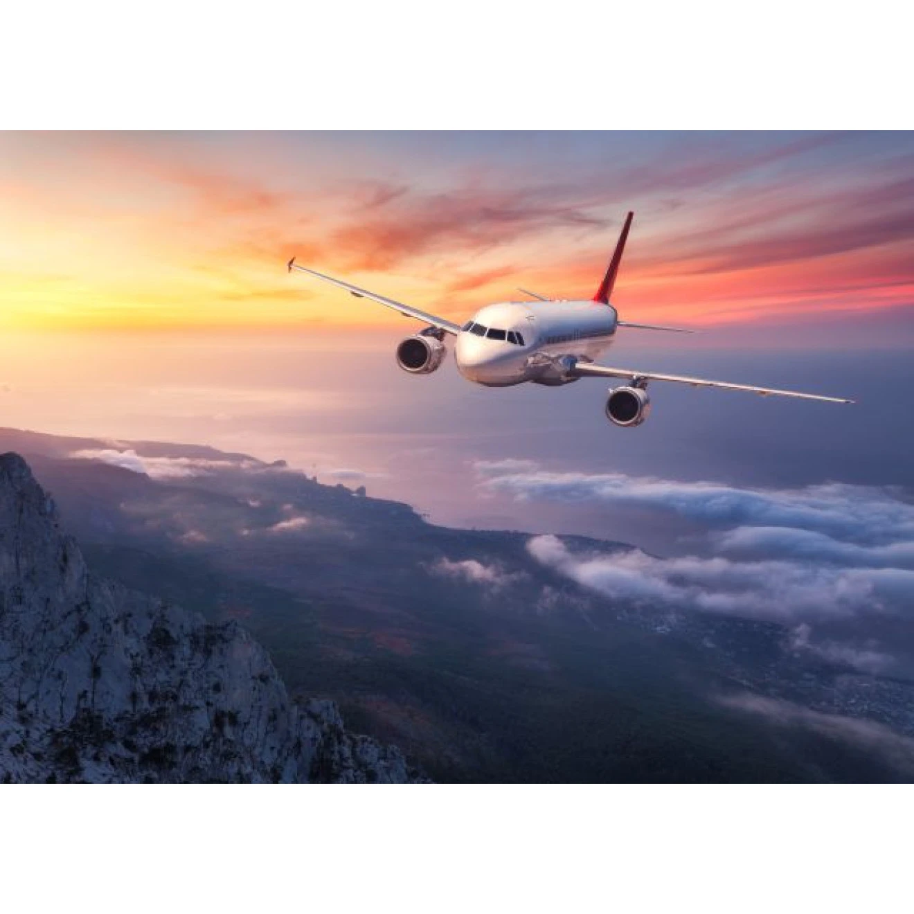 Akustikbild Flugzeug über Den Wolken - Fern 3 Akustikbild Flugzeug über Den Wolken - Fern