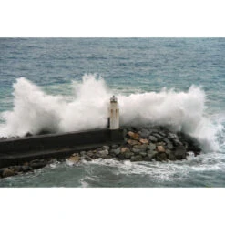 Akustikbild Leuchtturm Im Sturm