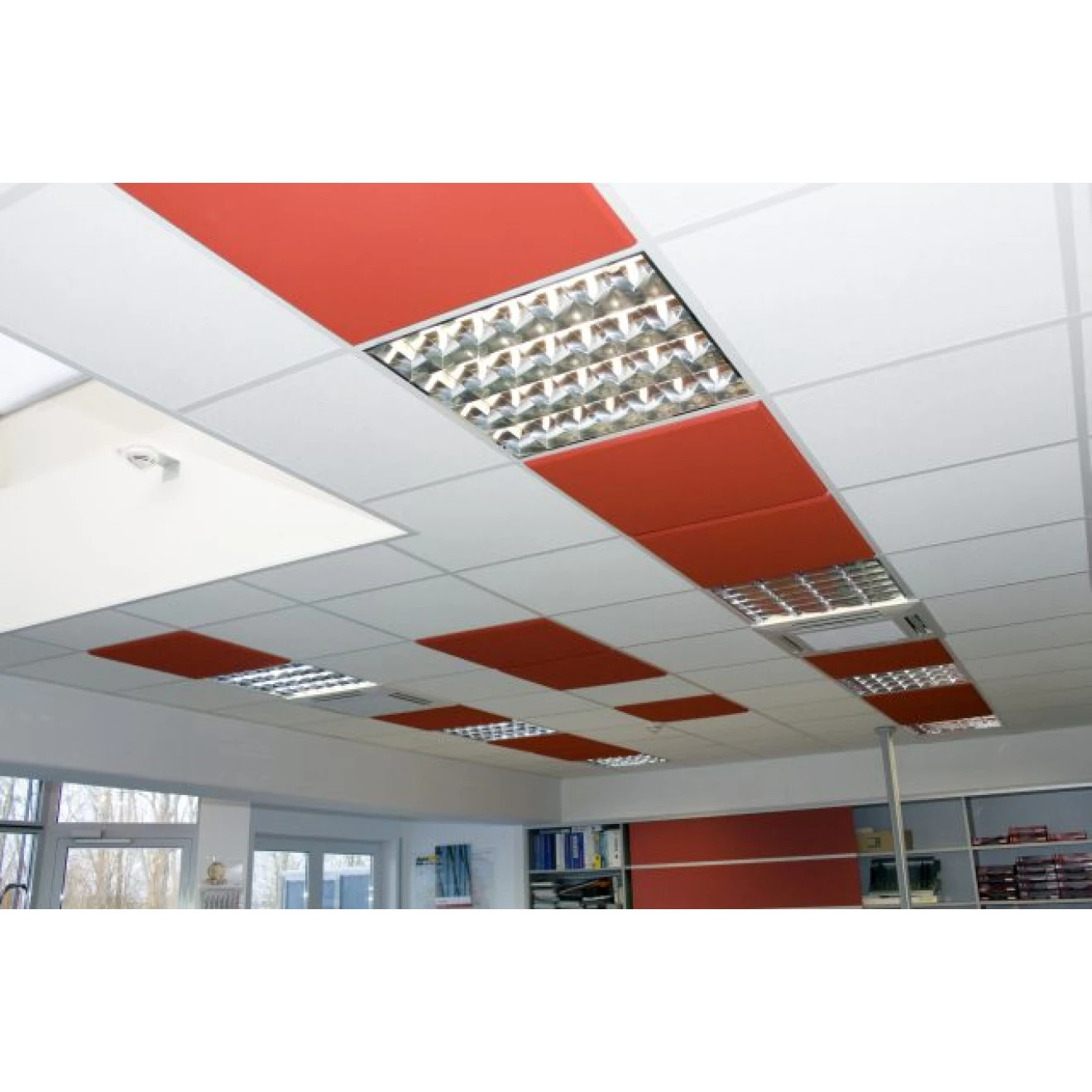 Akustikdecke Element Aus Basotect 615x615x40mm, Weiss 4 Akustikdecke Element Aus Basotect 615x615x40mm, Weiss – Bild 2