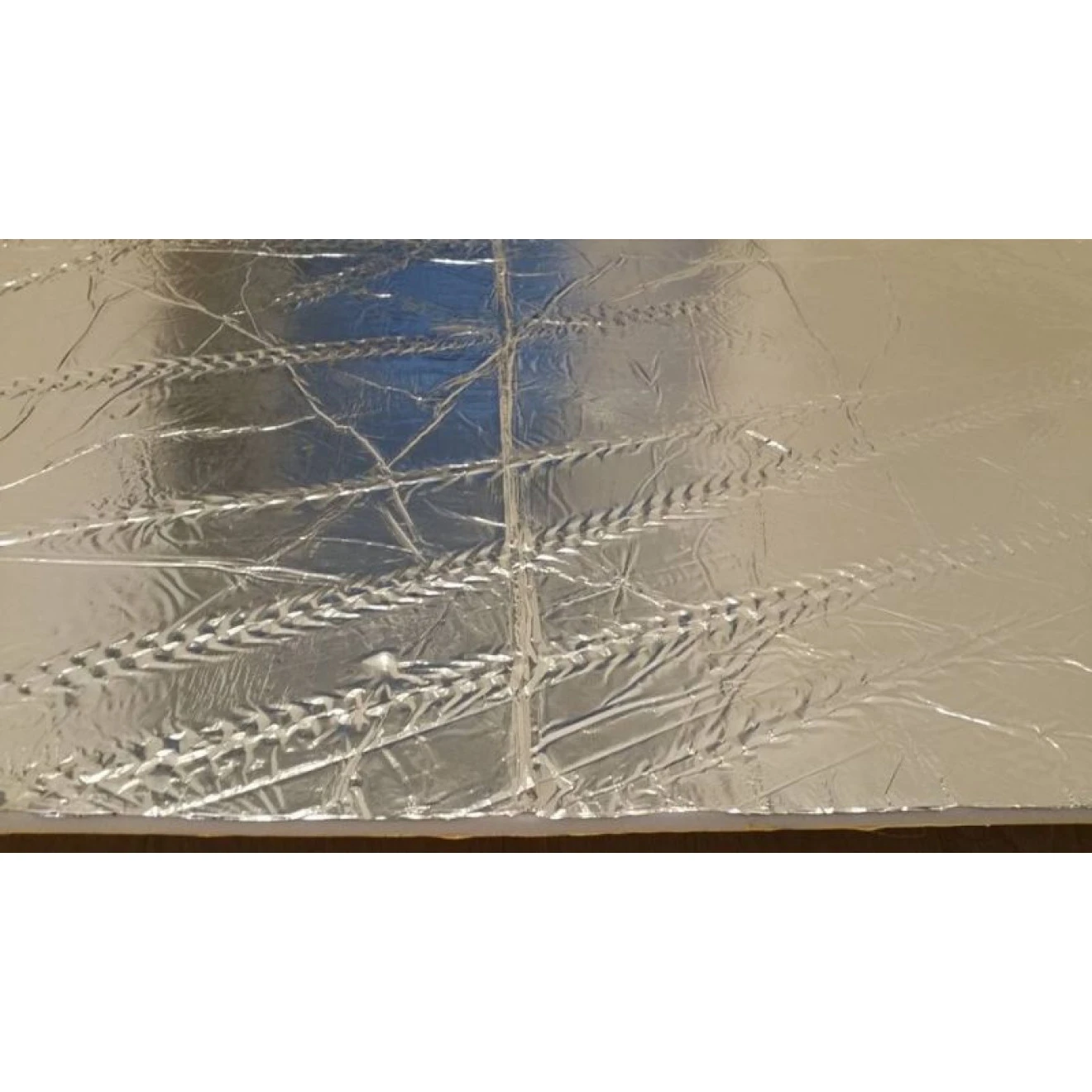 Absorber Aus Basotect G+ Mit Aluminiumfront 100cm X 50cm X 3cm, Hellgrau Klebend 4 Absorber Aus Basotect G+ Mit Aluminiumfront 100cm X 50cm X 3cm, Hellgrau Klebend – Bild 2