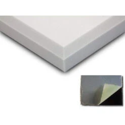 Decorschaumstoff Aus Basotect G+ Schaumstoff 100 X 50 X 7cm,hellgrau, Klebend -Heimgebrauch Schaumstoffprodukte Geschäft basotect grau klebend ecke 4