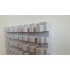 Manhattenabsorber + Diffusor Aus Basotect G+ 60cm X 60cm X 9cm, Hellgrau -Heimgebrauch Schaumstoffprodukte Geschäft basotect manhatten6