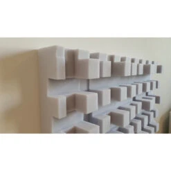 Manhattenabsorber + Diffusor Aus Basotect G+ 60cm X 60cm X 9cm, Hellgrau