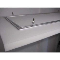 Deckensegel Akustiksegel Weiss 100 X 100 X 5cm Inkl. Stabilisierende Aluschiene