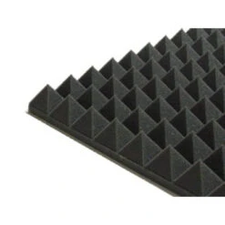 Akustik Pyramidenschaumstoff MicroPor 100 X 50 X 5cm Anthrazit - Schaumstoff In Bestqualität -Heimgebrauch Schaumstoffprodukte Geschäft pyramidenschaumstoff schwarz