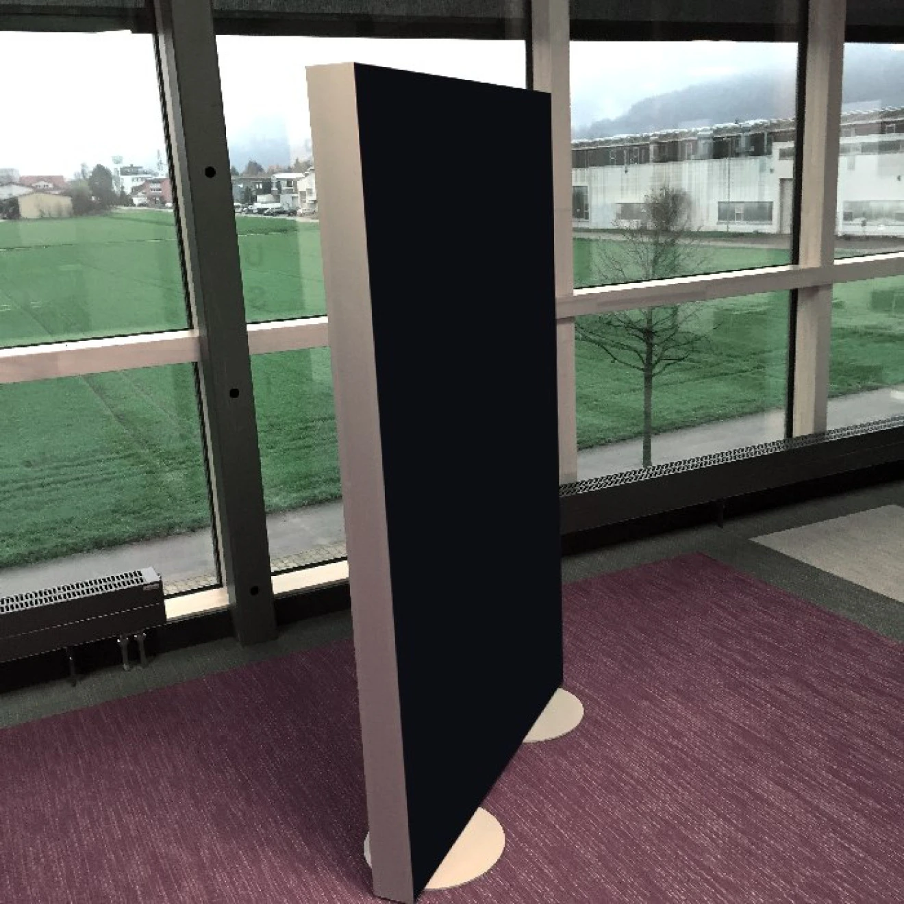 Raumtrenner Bzw. Stellwand 160cm X 100cm Camira YS009 Schwarz 3 Raumtrenner Bzw. Stellwand 160cm X 100cm Camira YS009 Schwarz