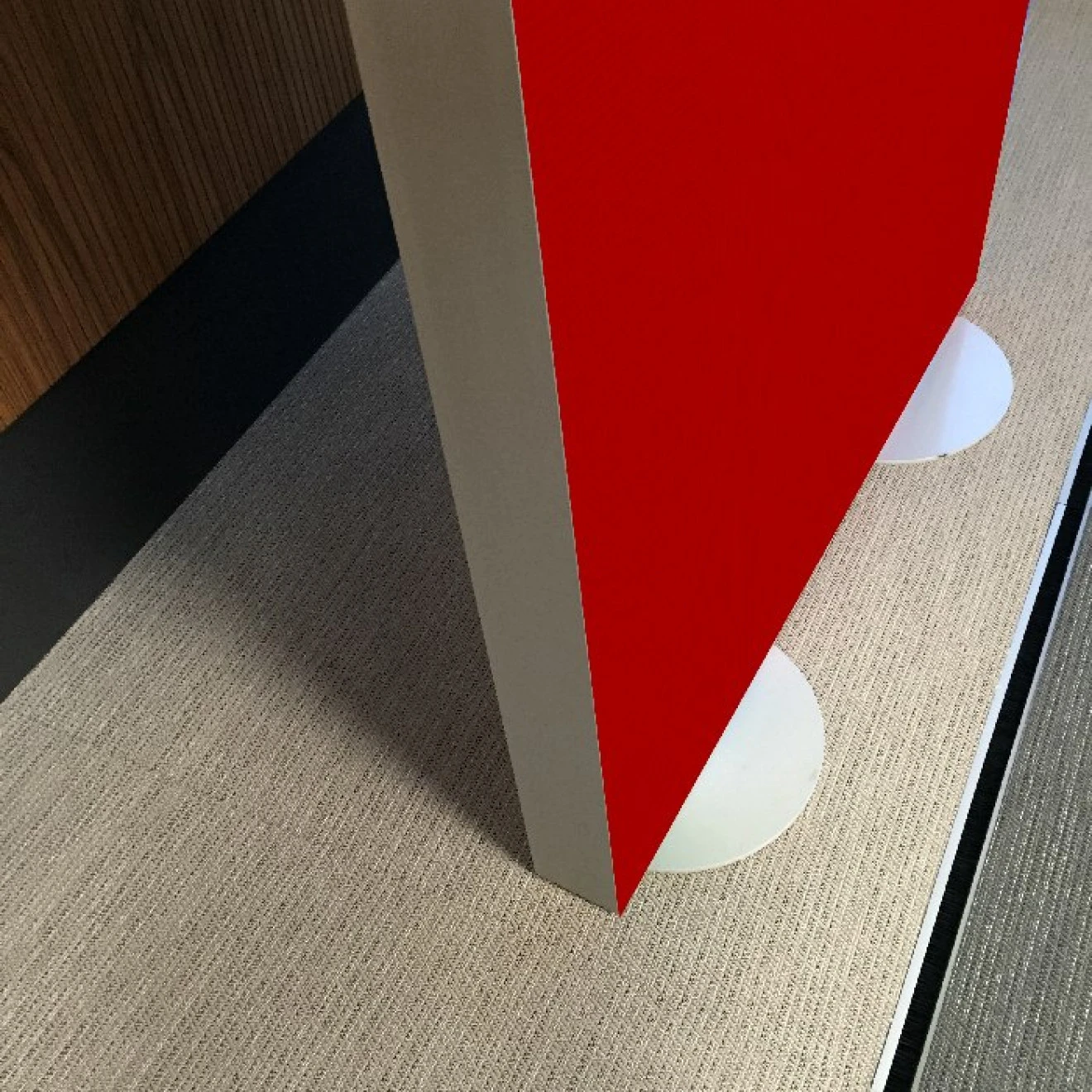 Raumtrenner Bzw. Stellwand 160cm X 100cm PG1 Rot 4 Raumtrenner Bzw. Stellwand 160cm X 100cm PG1 Rot – Bild 2