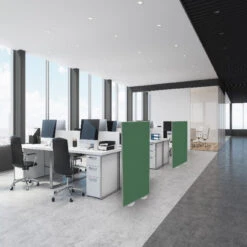 Raumtrenner Bzw. Stellwand 160cm X 100cm PG1 Grün -Heimgebrauch Schaumstoffprodukte Geschäft raumtrenner stellwand 435 Aufsteller3 PG1gruen 1