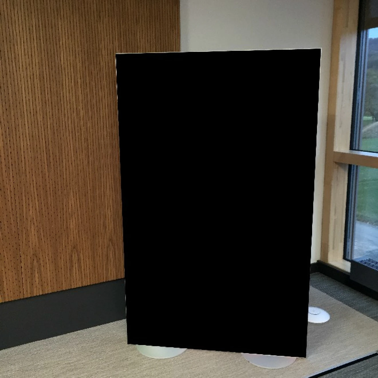 Raumtrenner Bzw. Stellwand 160cm X 100cm PG1 Schwarz 6 Raumtrenner Bzw. Stellwand 160cm X 100cm PG1 Schwarz – Bild 4