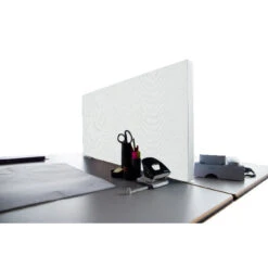 Tischabtrennung 100cm X 50cm X 4,5cm Inkl. Alurahmen - Camira® Stoff YS165