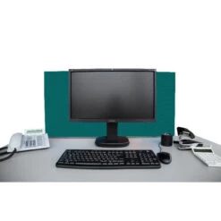 Tischabtrennung 100cm X 50cm X 4,5cm Inkl. Alurahmen - Camira® Stoff YS160 -Heimgebrauch Schaumstoffprodukte Geschäft tischtrenner schreibtisch 452 Tischtrenner2 YS160 1