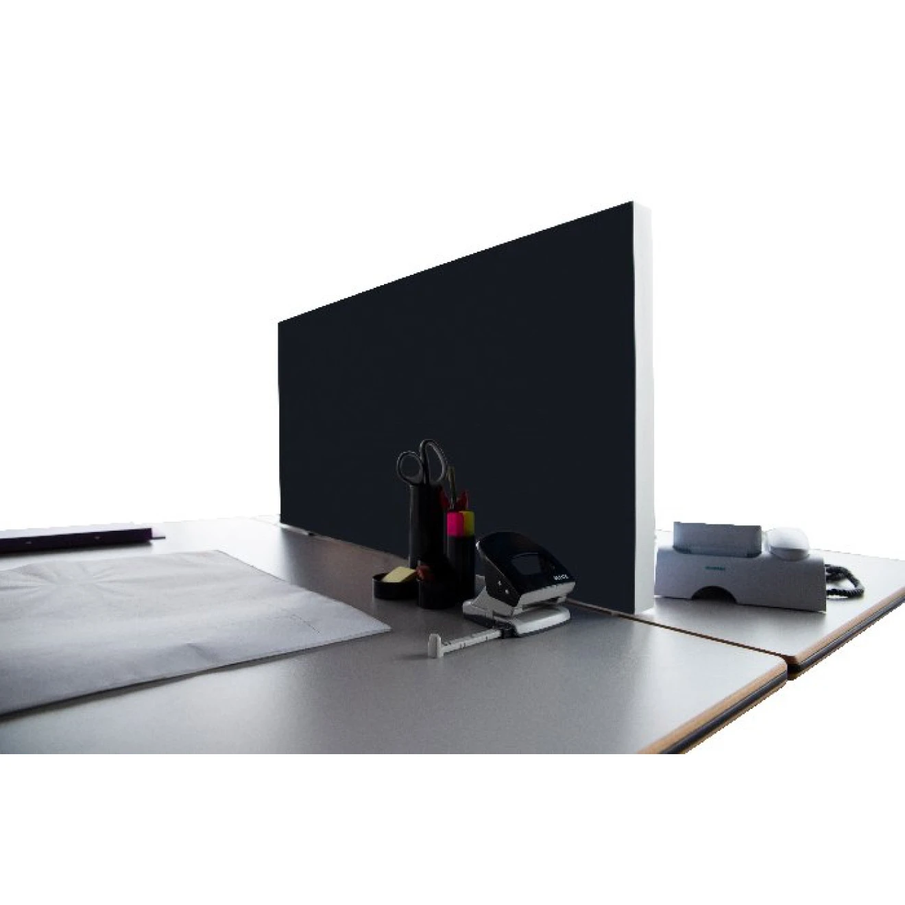 Tischabtrennung 100cm X 50cm X 4,5cm Inkl. Alurahmen - Camira® Stoff YS145 3 Tischabtrennung 100cm X 50cm X 4,5cm Inkl. Alurahmen - Camira® Stoff YS145