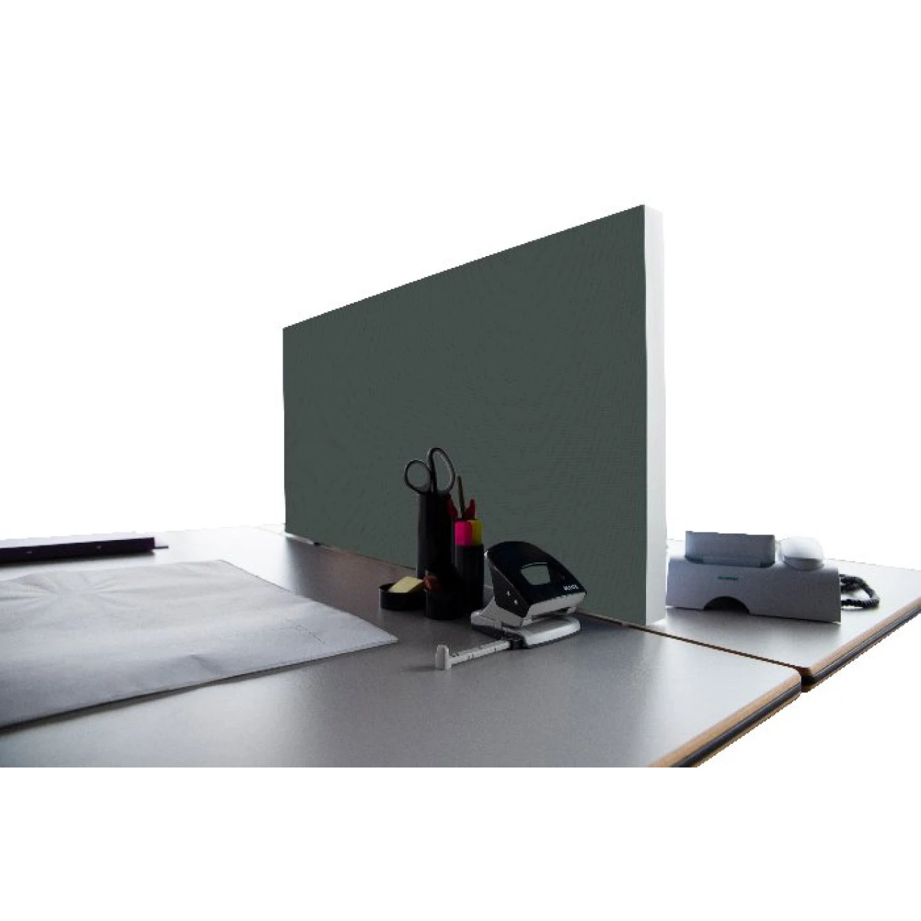 Tischabtrennung 100cm X 50cm X 4,5cm Inkl. Alurahmen - Camira® Stoff YS141 3 Tischabtrennung 100cm X 50cm X 4,5cm Inkl. Alurahmen - Camira® Stoff YS141