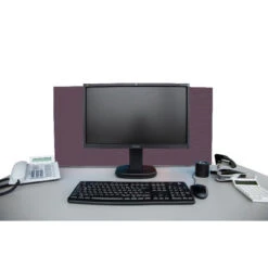 Tischabtrennung 100cm X 50cm X 4,5cm Inkl. Alurahmen - Camira® Stoff YS102 -Heimgebrauch Schaumstoffprodukte Geschäft tischtrenner schreibtisch 464 Tischtrenner2 YS102 1