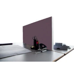 Tischabtrennung 100cm X 50cm X 4,5cm Inkl. Alurahmen - Camira® Stoff YS102