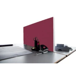 Tischabtrennung 100cm X 50cm X 4,5cm Inkl. Alurahmen - Camira® Stoff YS101