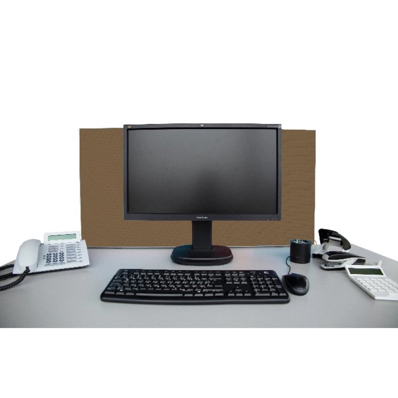 Tischabtrennung 100cm X 50cm X 4,5cm Inkl. Alurahmen - Camira® Stoff YS091 4 Tischabtrennung 100cm X 50cm X 4,5cm Inkl. Alurahmen - Camira® Stoff YS091 – Bild 2