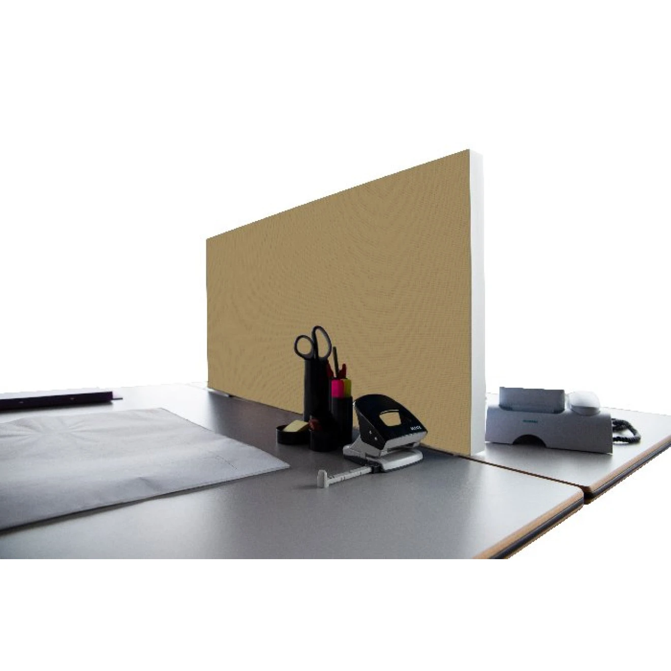 Tischabtrennung 100cm X 50cm X 4,5cm Inkl. Alurahmen - Camira® Stoff YS071 3 Tischabtrennung 100cm X 50cm X 4,5cm Inkl. Alurahmen - Camira® Stoff YS071