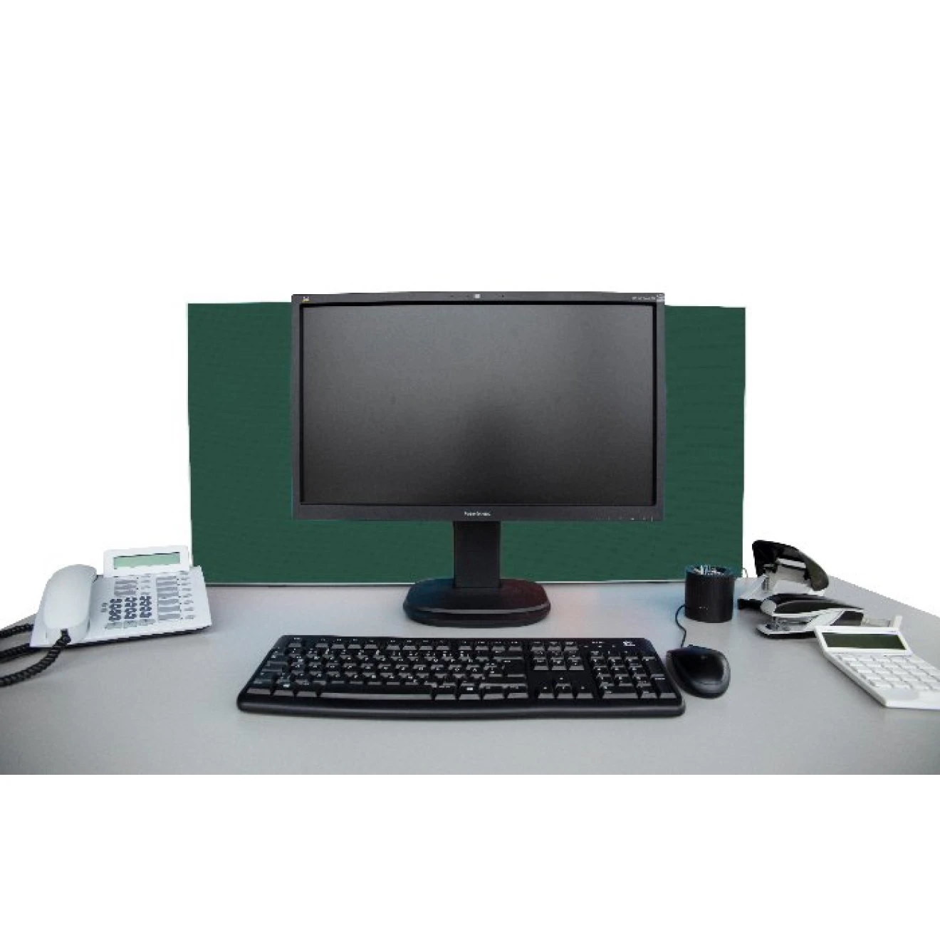 Tischabtrennung 100cm X 50cm X 4,5cm Inkl. Alurahmen - Camira® Stoff YS047 4 Tischabtrennung 100cm X 50cm X 4,5cm Inkl. Alurahmen - Camira® Stoff YS047 – Bild 2