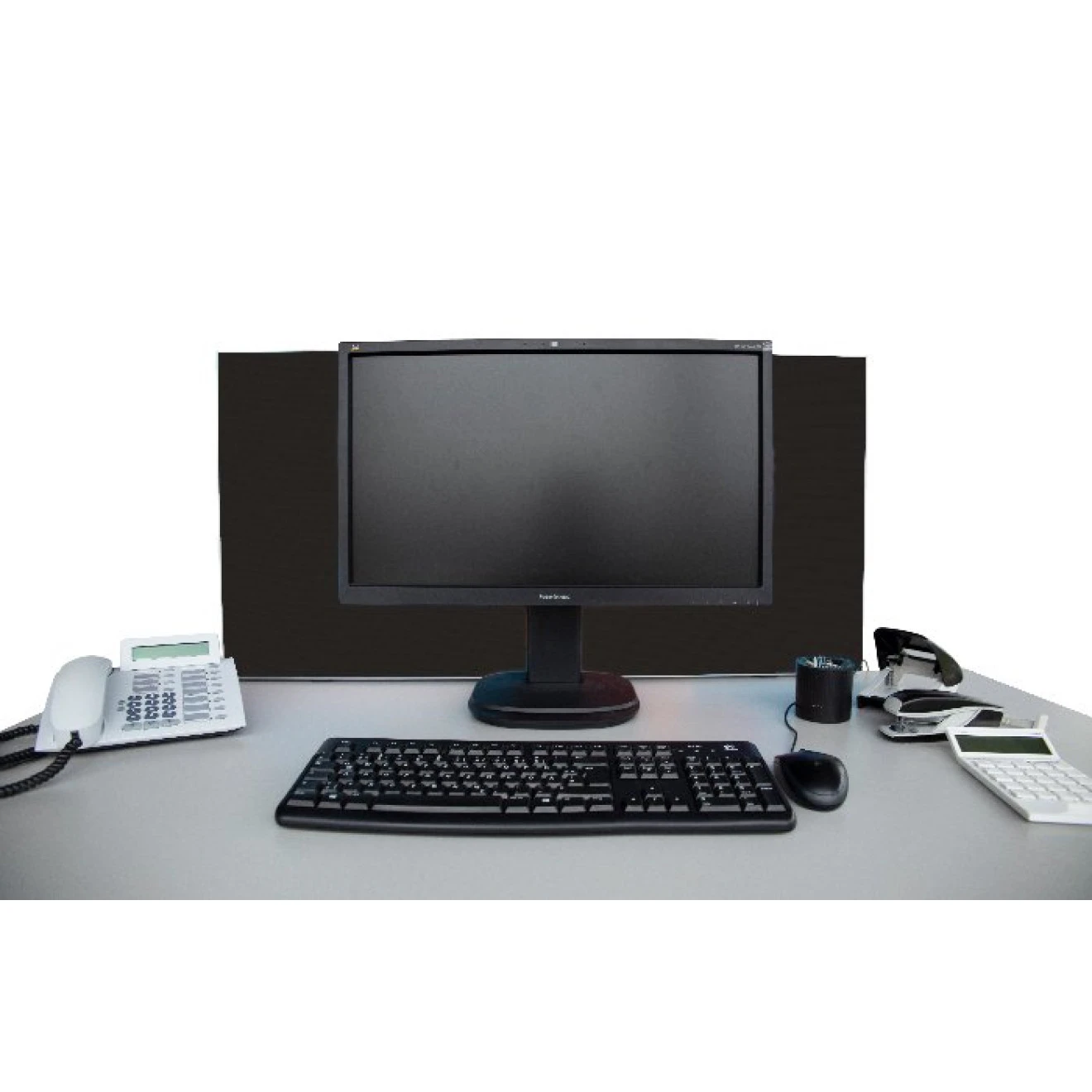 Tischabtrennung 100cm X 50cm X 4,5cm Inkl. Alurahmen - Camira® Stoff YS046 4 Tischabtrennung 100cm X 50cm X 4,5cm Inkl. Alurahmen - Camira® Stoff YS046 – Bild 2