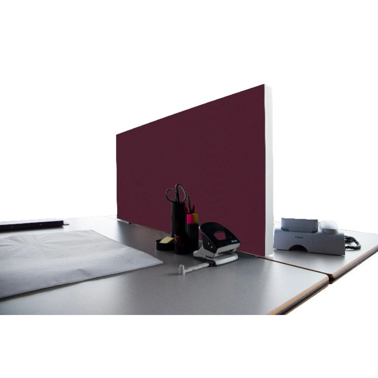 Tischabtrennung 100cm X 50cm X 4,5cm Inkl. Alurahmen - Camira® Stoff YS030 3 Tischabtrennung 100cm X 50cm X 4,5cm Inkl. Alurahmen - Camira® Stoff YS030