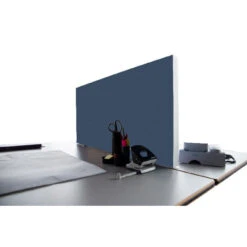 Tischabtrennung 100cm X 50cm X 4,5cm Inkl. Alurahmen - Camira® Stoff YS004